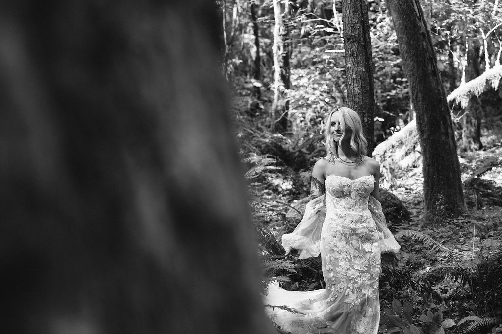 Washington forest wedding photography